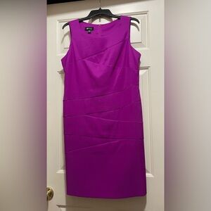 Women’s AB Studio Purple Sheath Dress size 14.